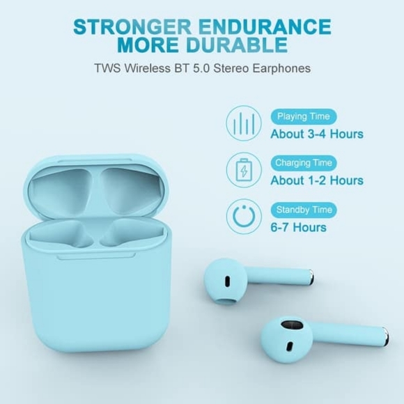 inpods 12 TWS Wireless Bluetooth V5.0 Touch Earphone Stereo Hands-free Headphone - Picture 2 of 11